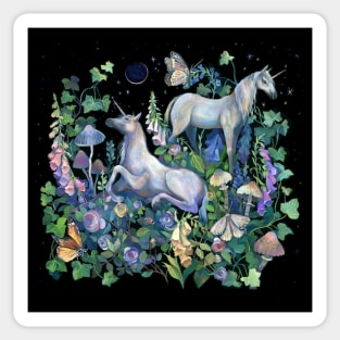 Unicorn Magical Garden Sticker